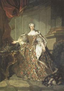 Louis Tocque Marie Leczinska Queen of France wife of Louis XV (mk05) Spain oil painting art